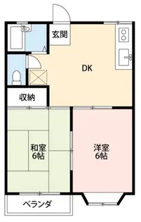 アゼリアIII【2階】の間取り