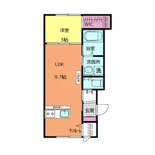 Felice駅南【1階】の間取り