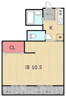メゾンドシャンメール【4階】の間取り