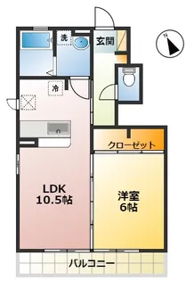 ガーデン久我山【1階】の間取り