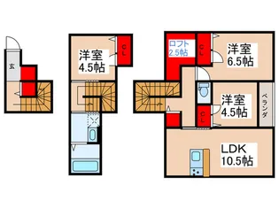 Nobel Take新浦安【2階】の間取り