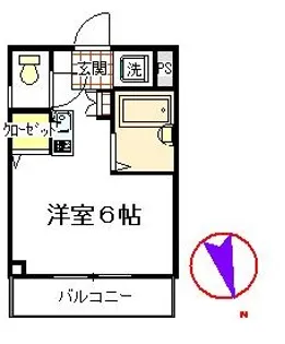 フォルトゥーナ駒込【3階】の間取り