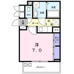 グランツ エム【3階】の間取り