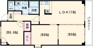 ロイヤルマンション【2階】の間取り