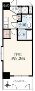 ディナスティ都島北通【6階】の間取り