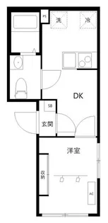 オレア浅草東【4階】の間取り