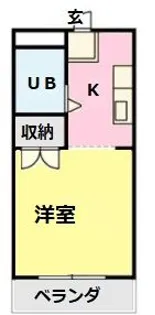 OMレジデンス西岐阜【3階】の間取り