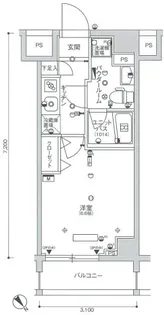 スカイコートパレス西巣鴨【3階】の間取り
