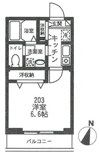 テラスド代々木 I【2階】の間取り