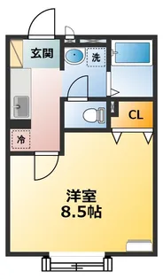 レセンテN・T【2階】の間取り