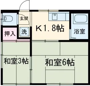 梶原荘【2階】の間取り