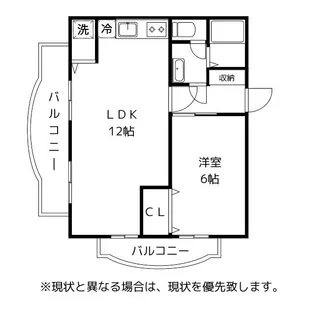 ピア稲荷元町【3階】の間取り