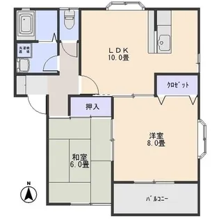 エトワールC【2階】の間取り
