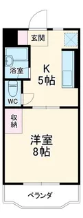 サンルート第一マンション【2階】の間取り