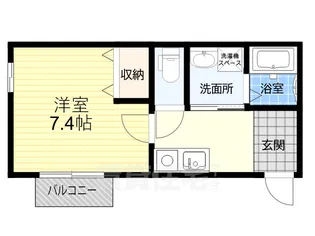 ロイヤルワン中穂茨木【1階】の間取り