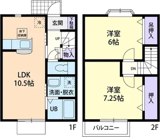 Vent Vert DAITENPAKUの間取り