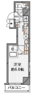 ガラ・シティ東日本橋【8階】の間取り
