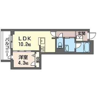 cocon蕨【2階】の間取り