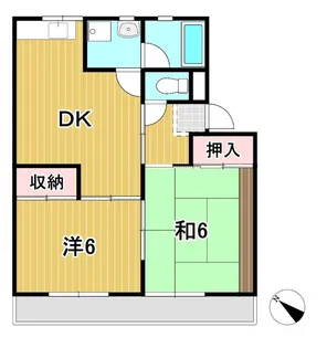 レガーロ城南【3階】の間取り