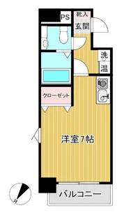フェスシントミ【3階】の間取り