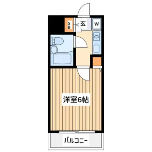 クリオ片倉町六番館【6階】の間取り