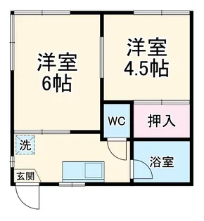 いずみコーポ【1階】の間取り