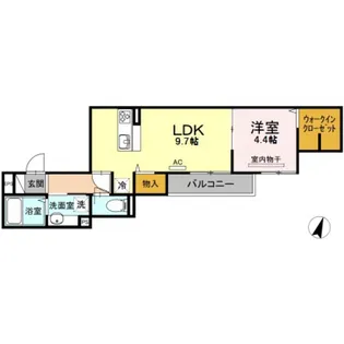 ティアレ【2階】の間取り