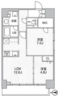 THEパームス熊野前【11階】の間取り