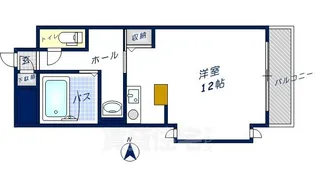 フレアコート奈良【2階】の間取り