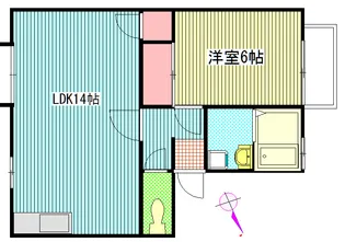 根本ハイツ【3階】の間取り