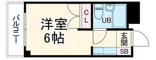 江坂ハイツ8【2階】の間取り