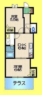 メゾン・オーク【1階】の間取り