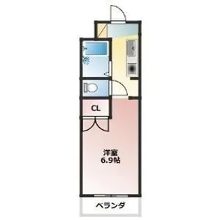 エクレール公園通【3階】の間取り