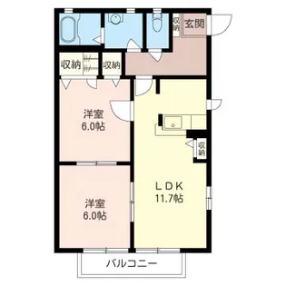 ブラウンハウス【1階】の間取り