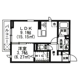 ラインハット・グランバニア ラインハット【2階】の間取り