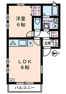 ラークヒル【1階】の間取り