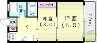 藤井マンション【3階】の間取り