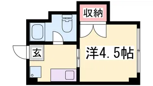 良本三川口マンション【5階】の間取り