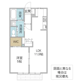 サンモール牛久 B【1階】の間取り