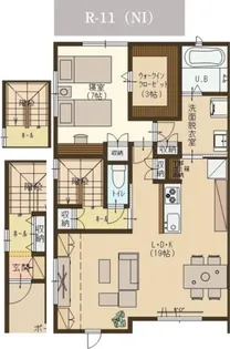 ユーソニアン三条・東新保Aの間取り