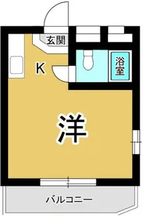 プチメゾン富田橋【4階】の間取り
