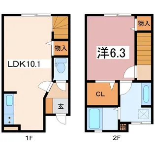 LUXIAの間取り