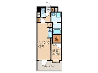 ニュ-サンリバ-14番館【6階】の間取り