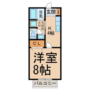 サン・friends久保一色南II【2階】の間取り