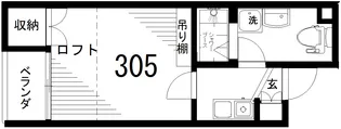 フォセット南大井【3階】の間取り