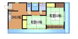 フォレスタ井の頭【2階】の間取り