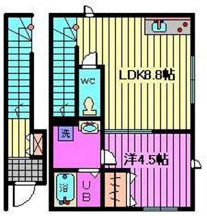 キーメゾン【2階】の間取り