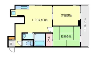 第7むさしマンション【5階】の間取り