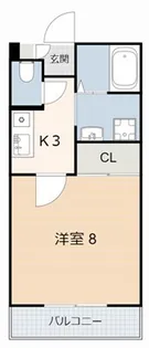 ミレージュA【1階】の間取り