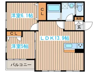 Via sole【2階】の間取り